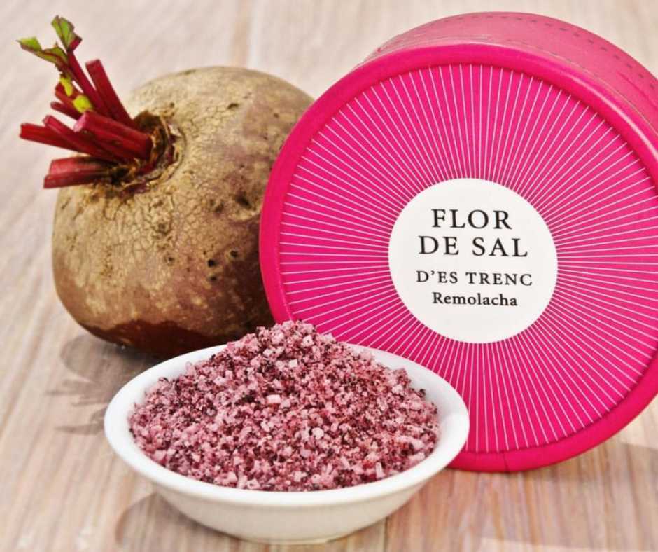 beetroot salt display