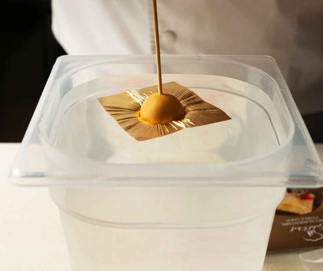 cooking with golden leaf