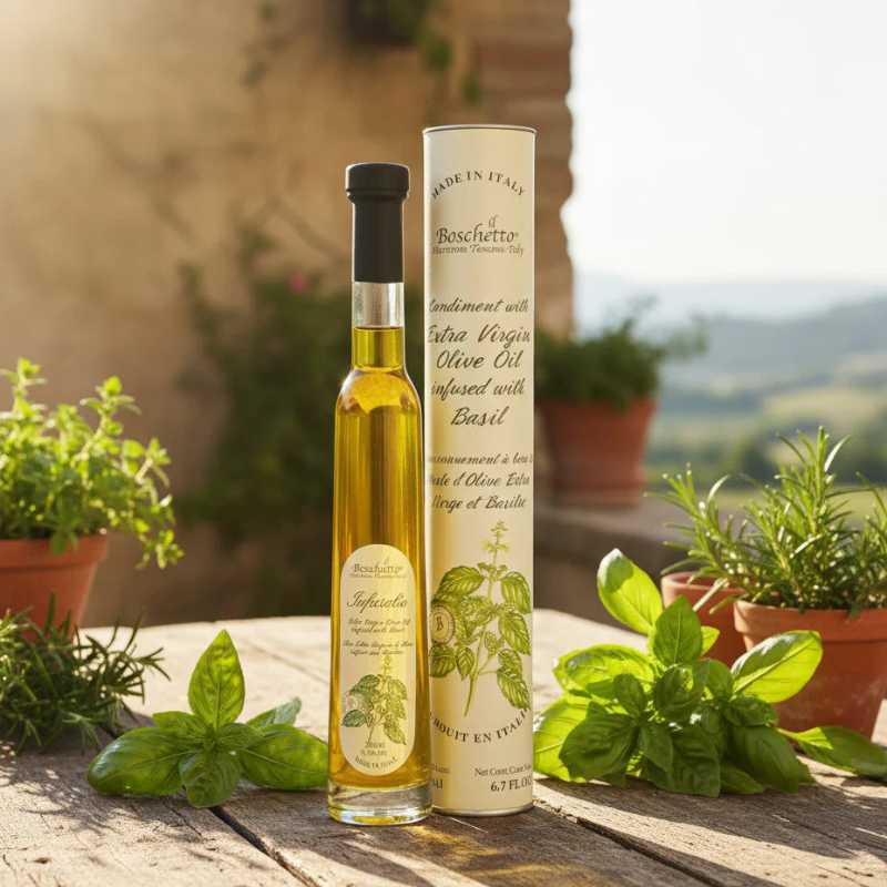Il Boschetto Basil Infused Extra Virgin Olive Oil