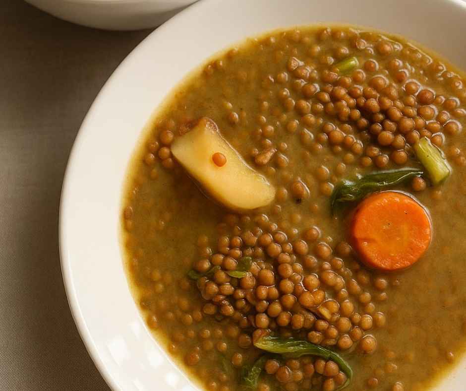 lentils plates