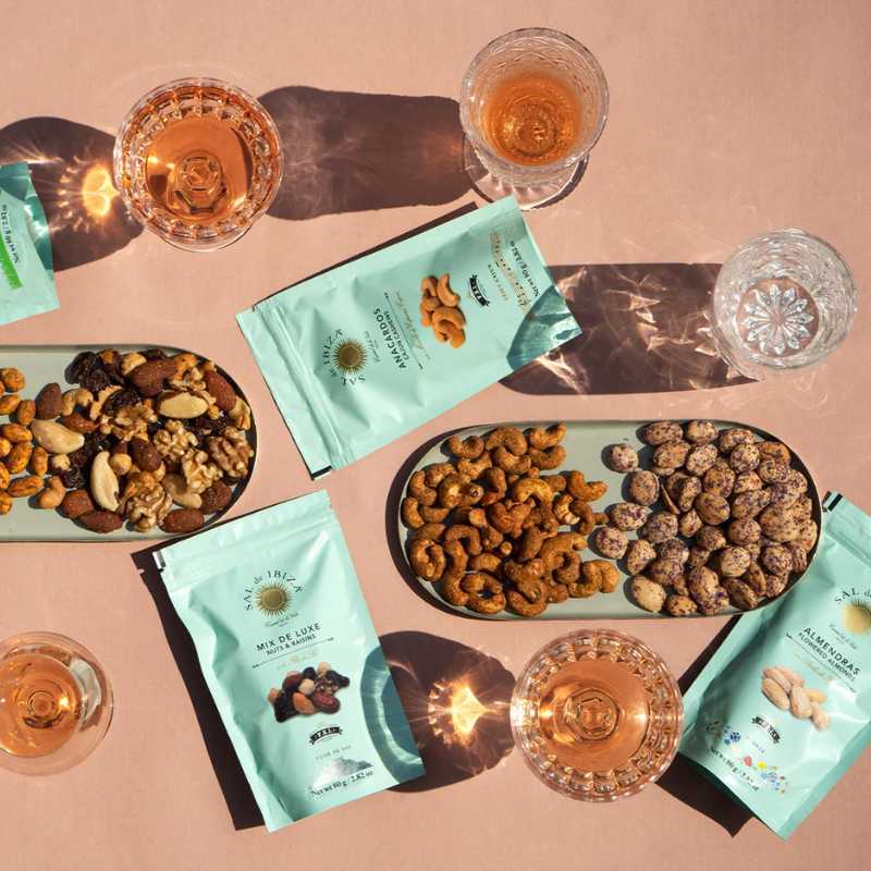sal de ibiza set of nuts on a table