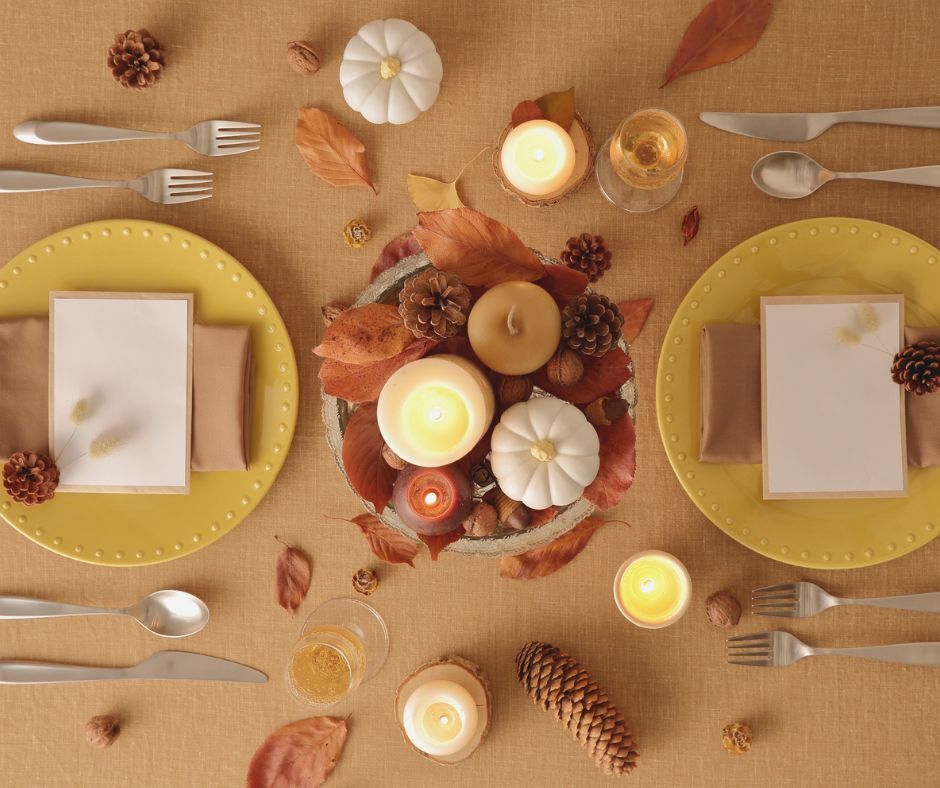 Thanksgiving set up