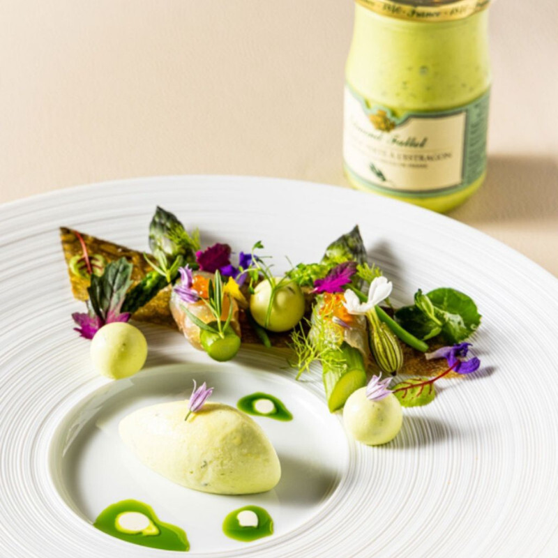 dish made with tarragon mustard