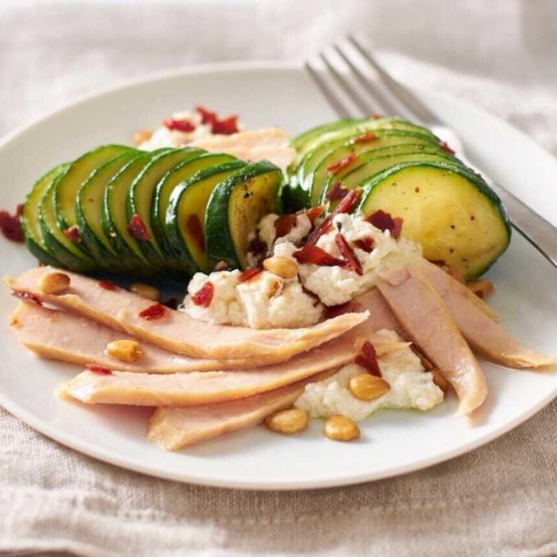 ventresca dish with vegetables